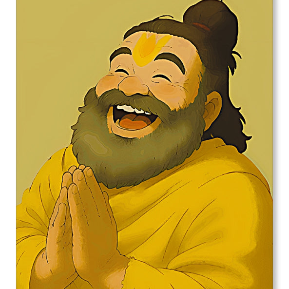 Premanandji Maharaj Ghibli Art - Ghibli Addition