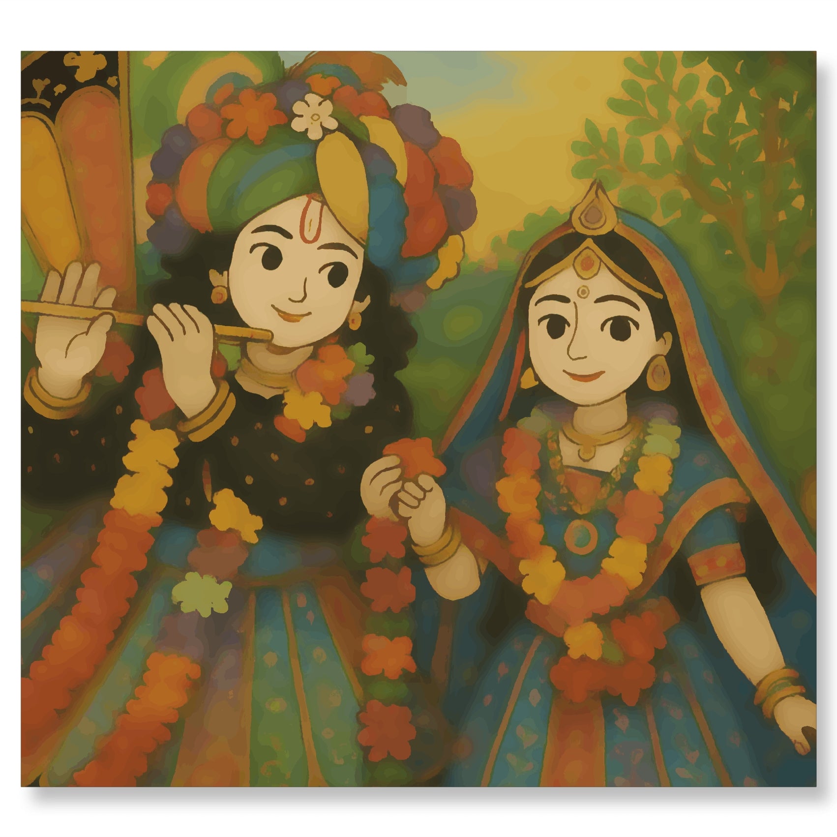 Prem Dhara - Ghibli Addition Radha Krishna