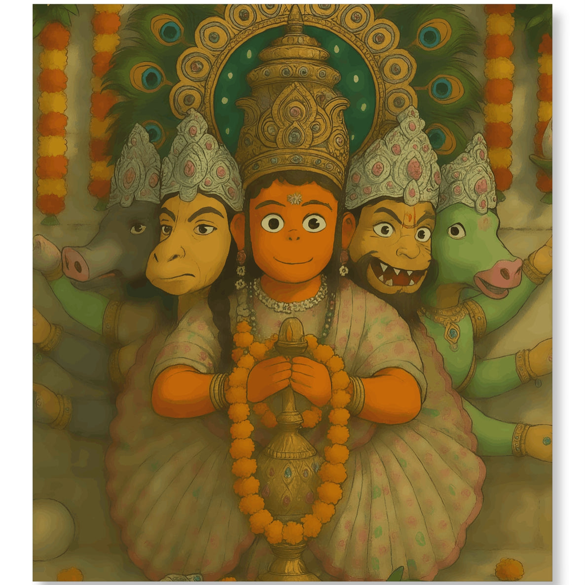 Panchmukhi - Ghibli Addition Hanumanji