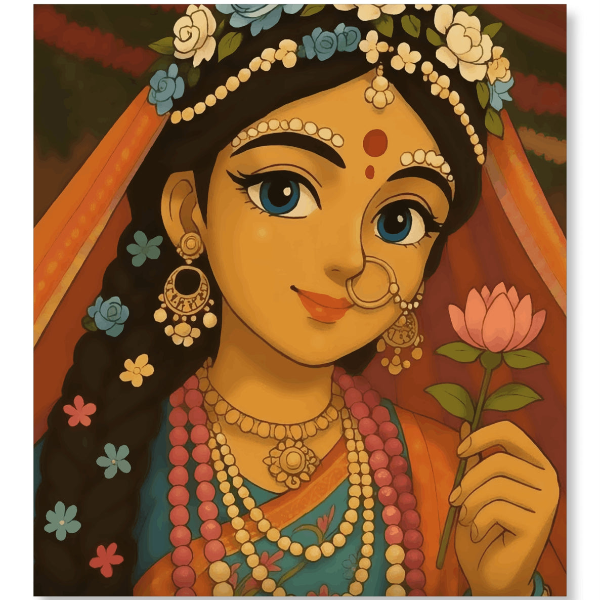 Shree Radha Rani - Ghibli Edition