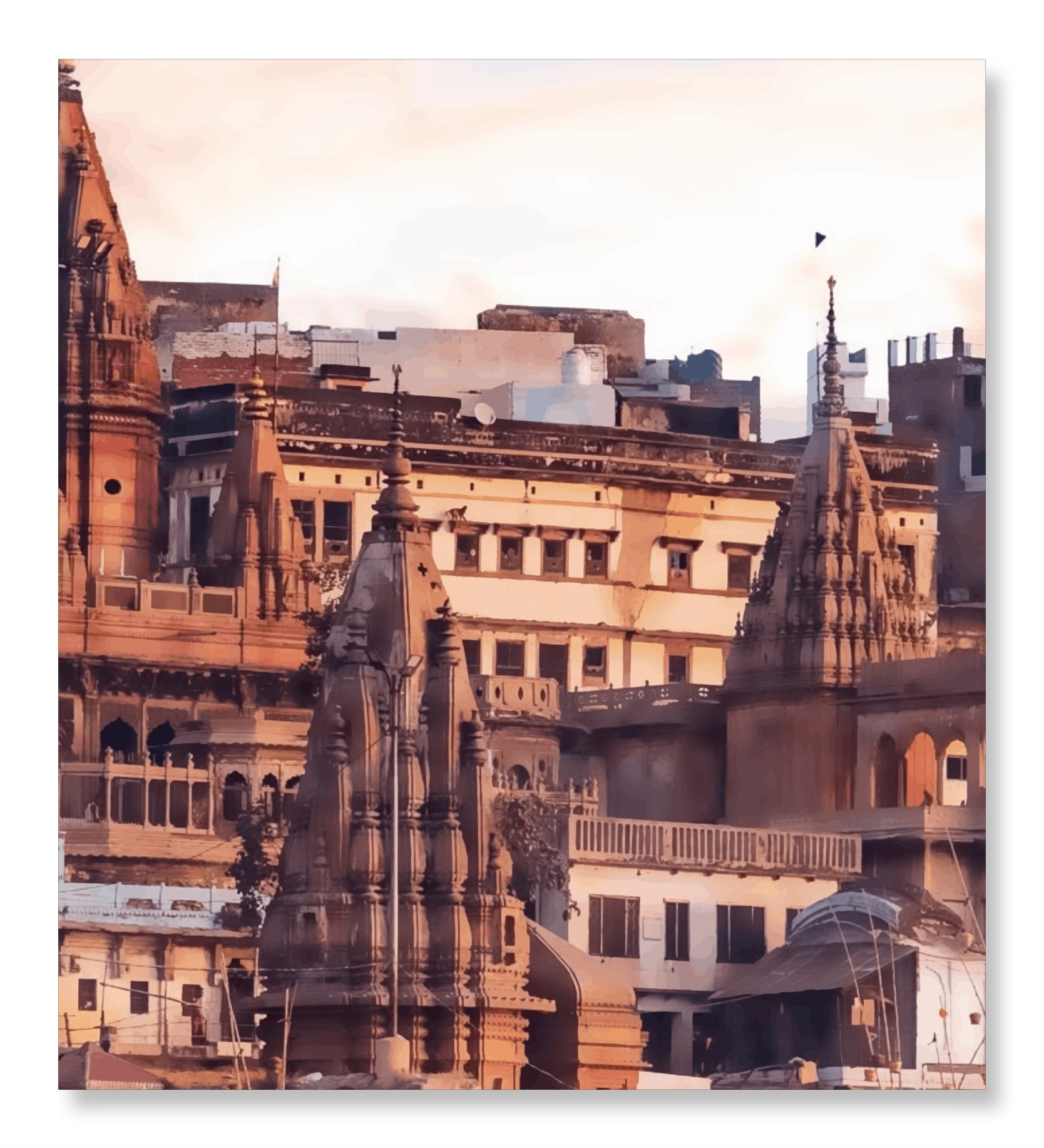 Morning at Varanasi Ghats - Ghat
