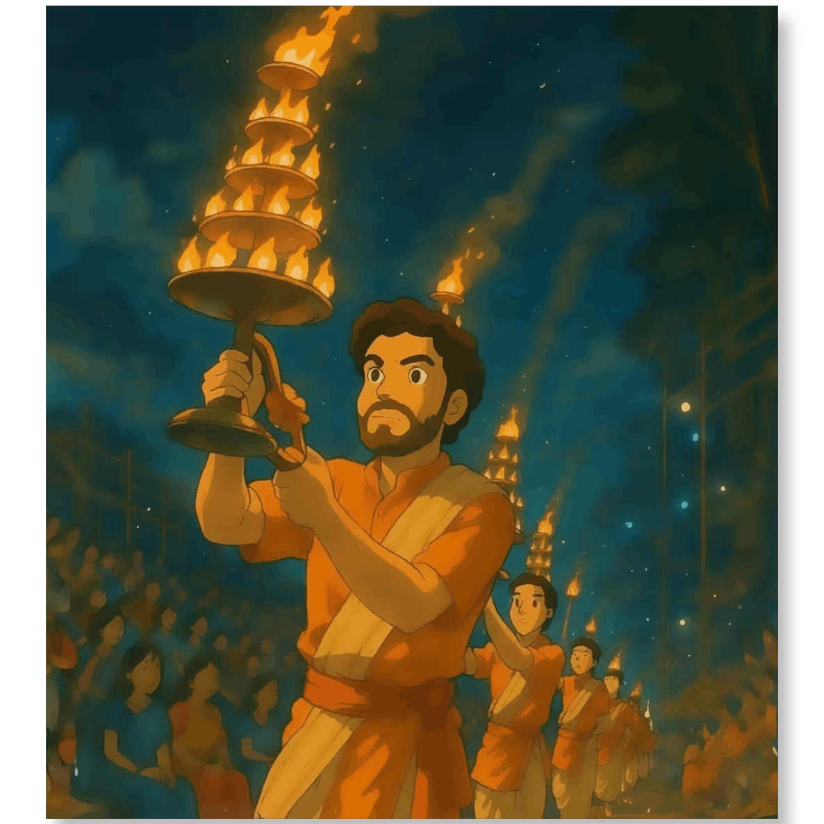 Worship of the Ganga - Ghibli Edition