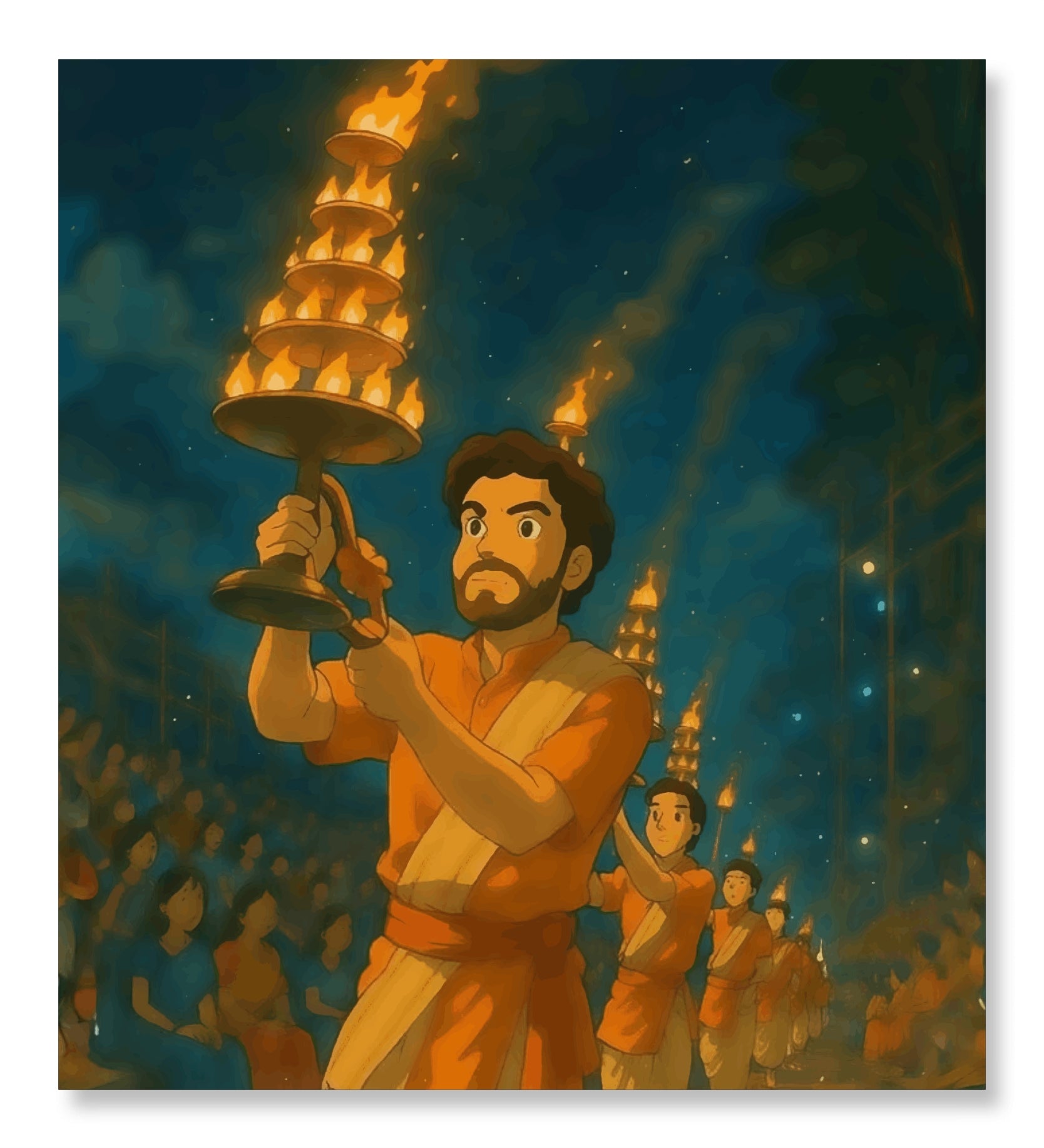 Worship of the Ganga - Ghibli Edition