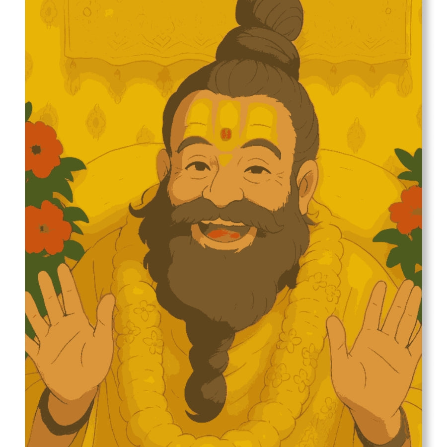 Blessing of Pramanandji Maharaj - Ghibli Addition