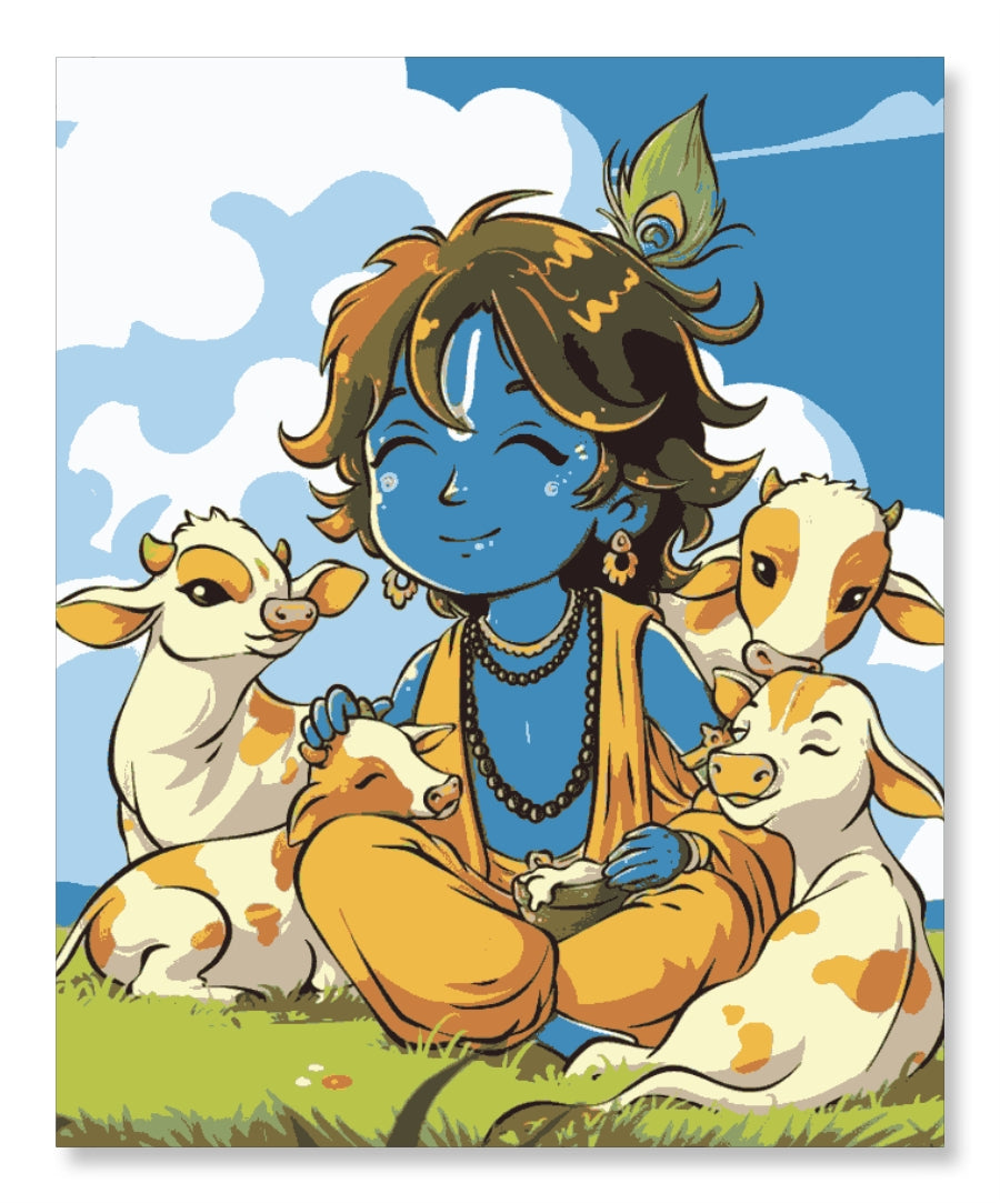 Krishna in Vraj - Krishnaji