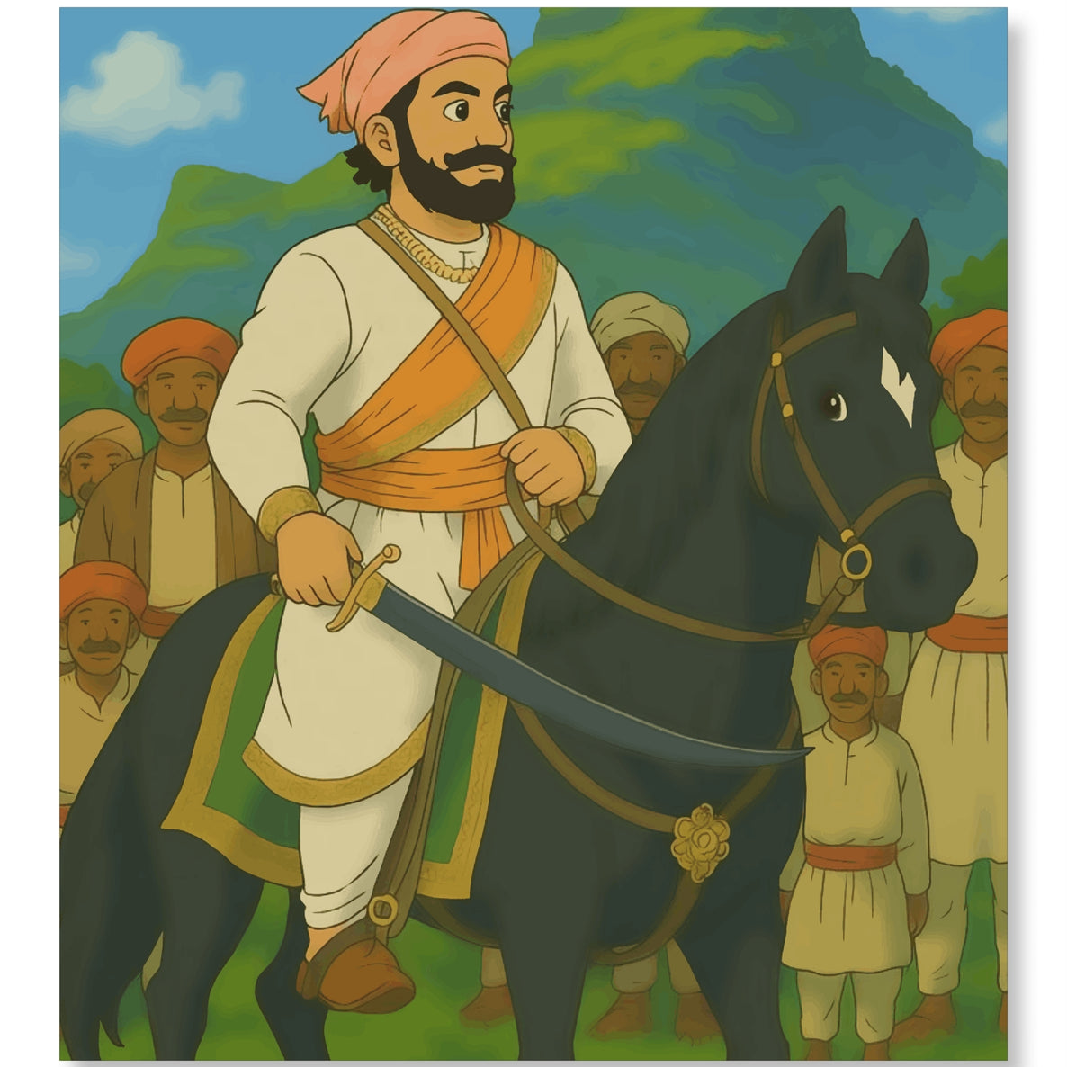 Rise of the Maratha's - Ghibli Edition Shivaji Maharaj