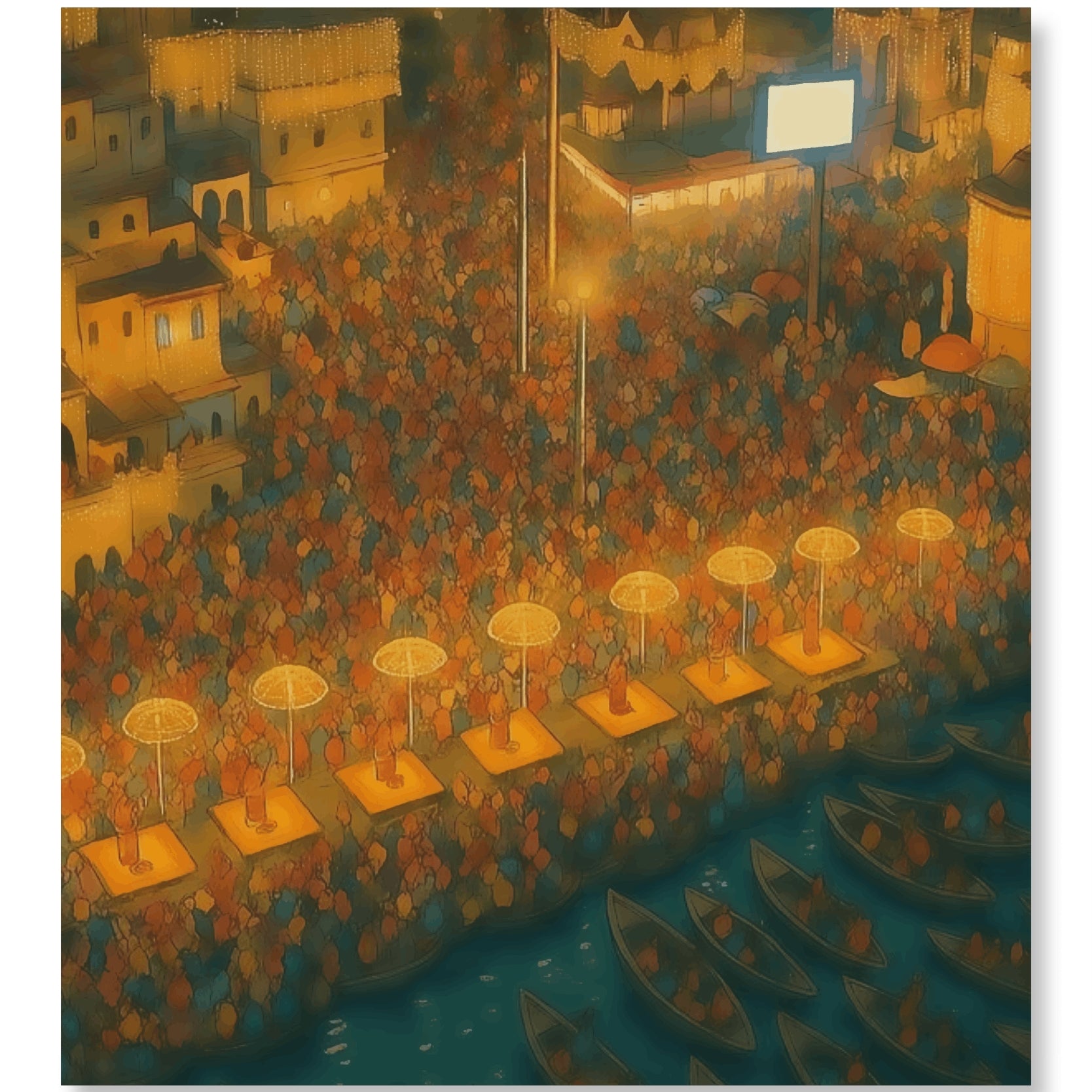 A Night of Thousand Diyas - Ghibli Edition Ganga Aarti