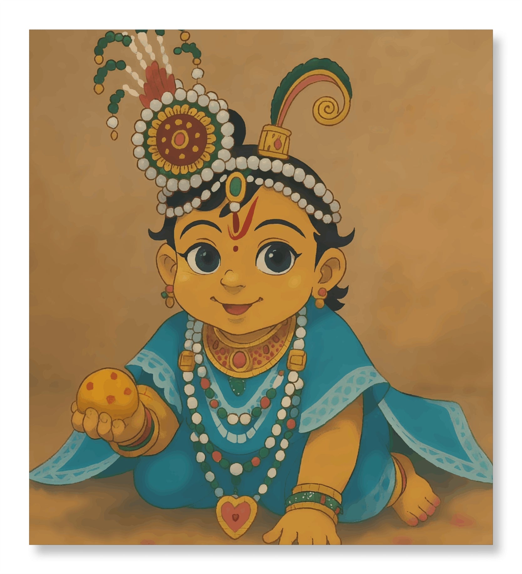 Laddo Gopal - Ghibli Edition