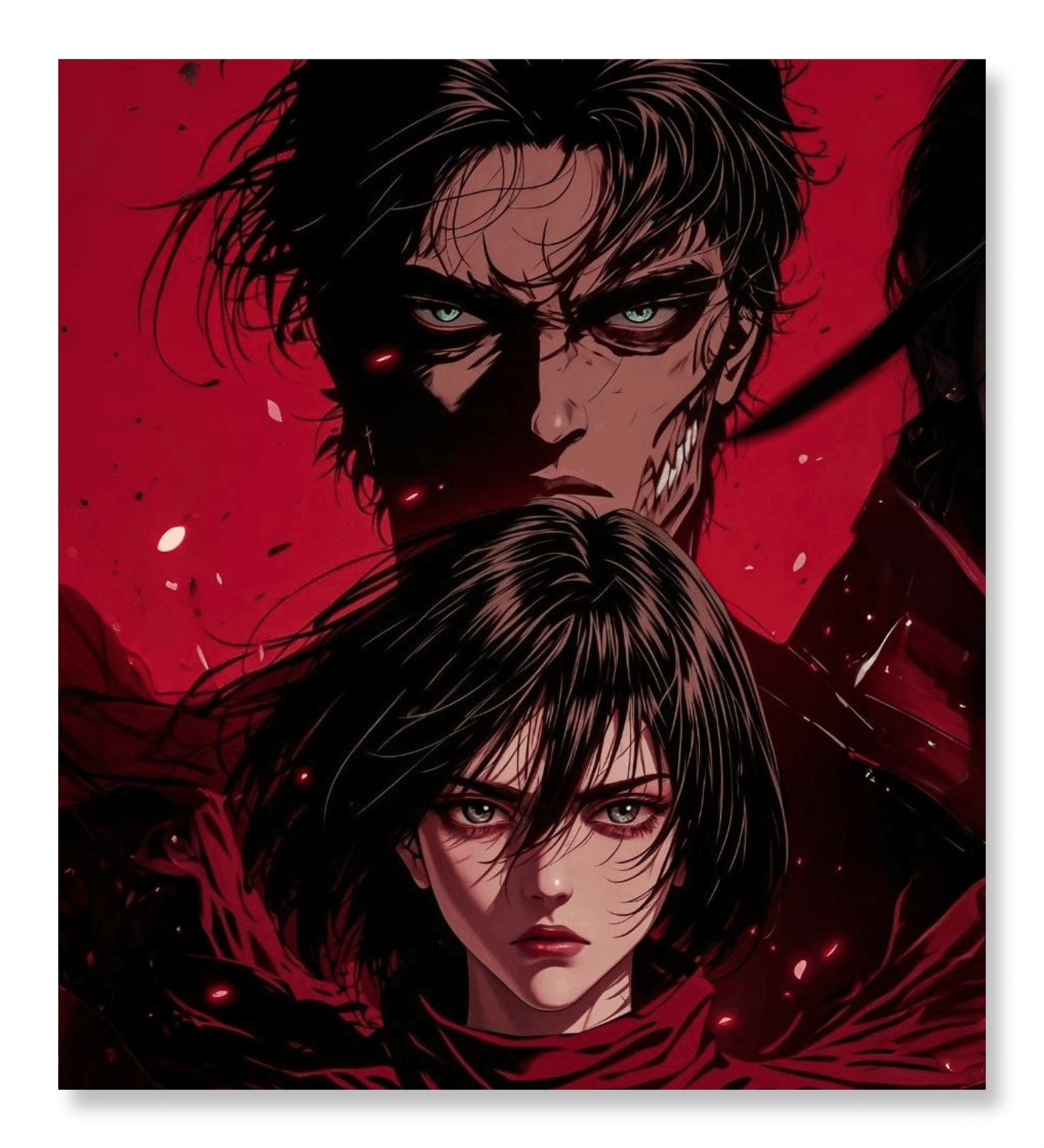 Eren & Mikasa Two Pillars of AOT