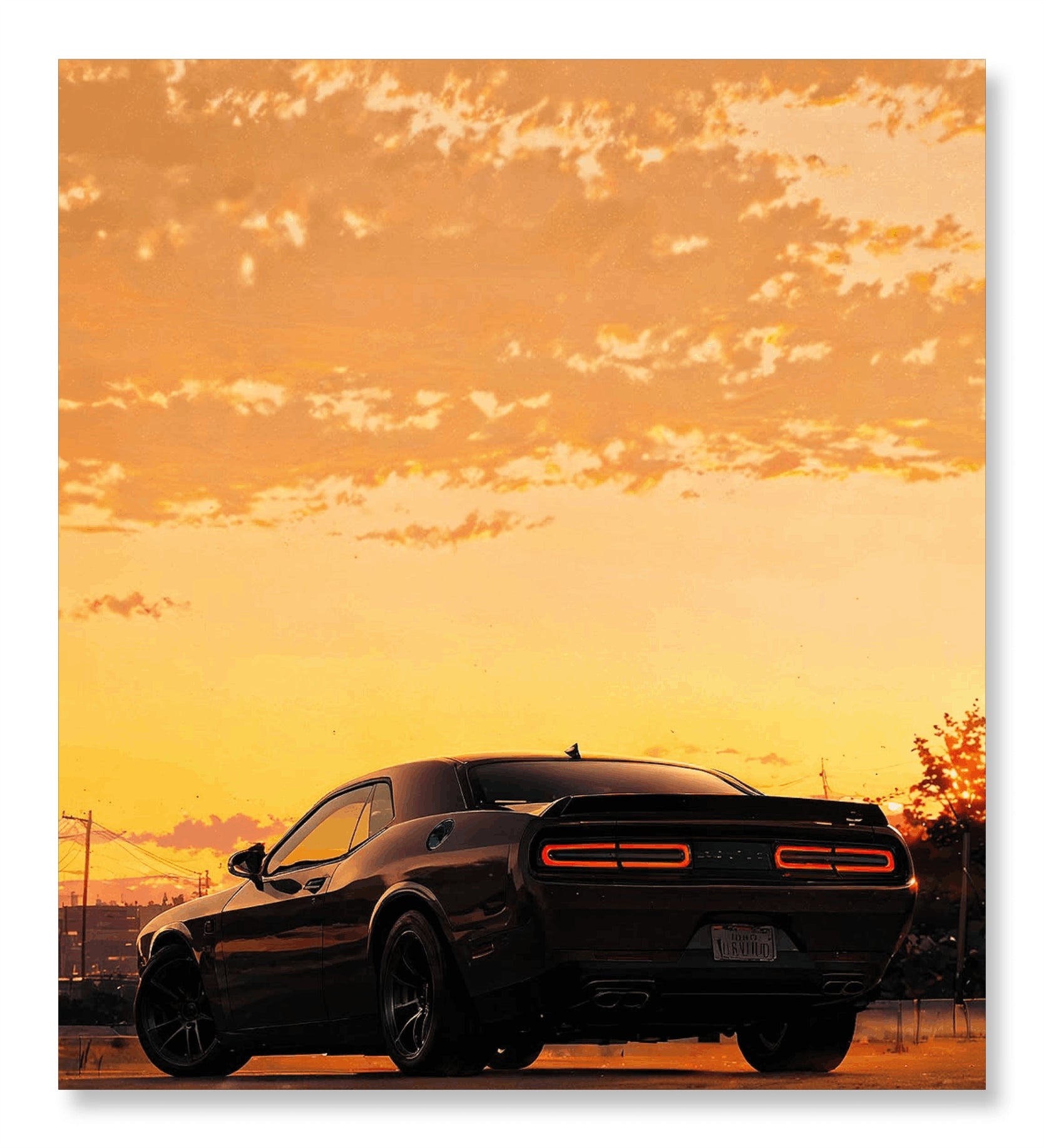 Golden Hour Muscle - Cars Edition