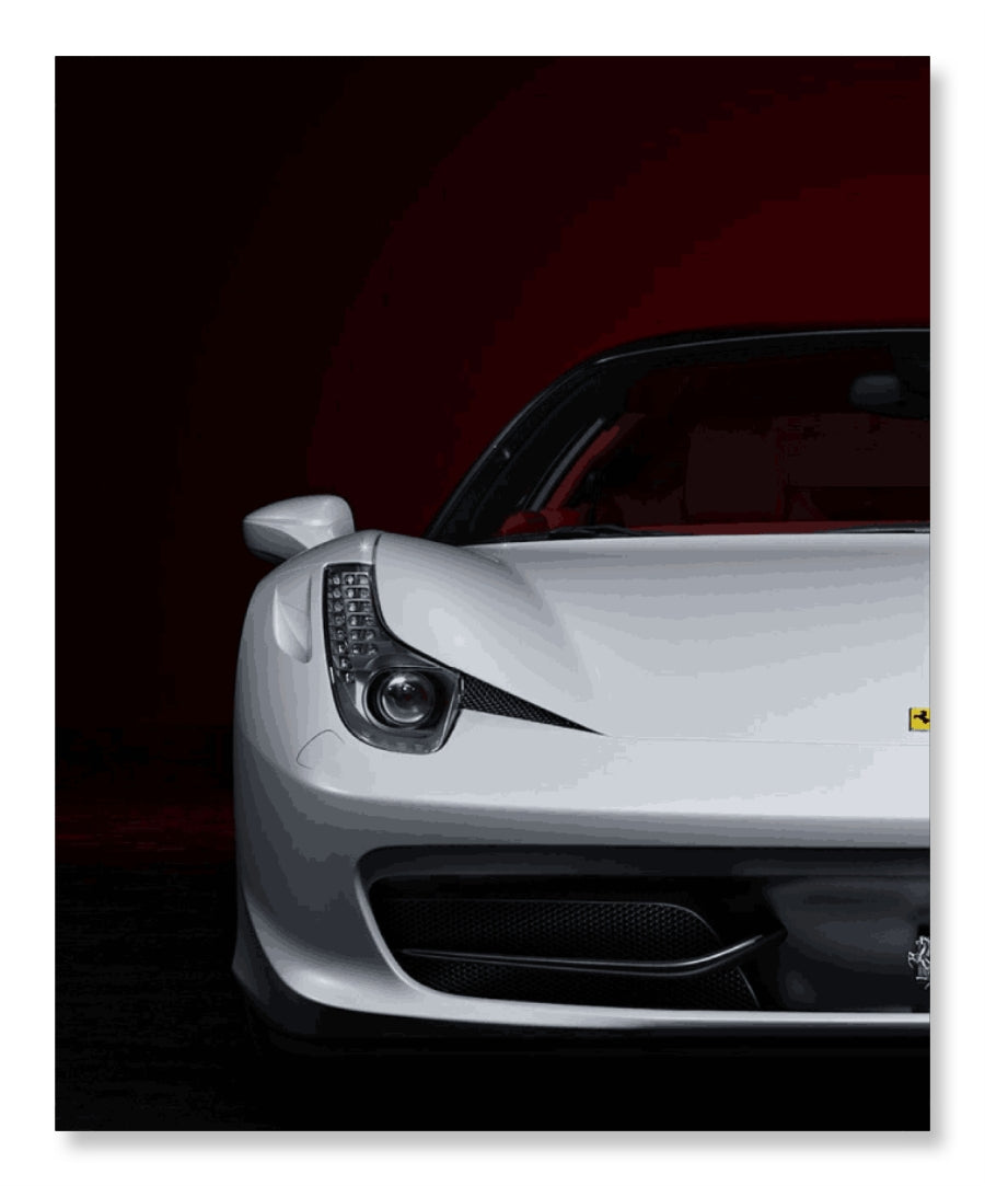 White Ferrari 458 - Supercar Edition