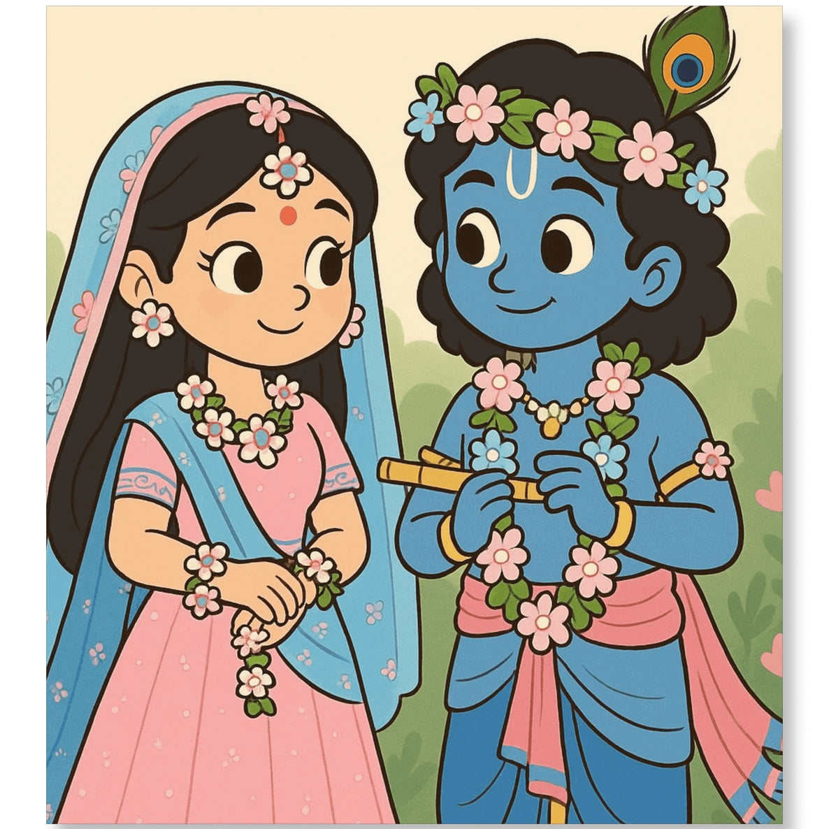 Janmashtami ka Prem Milan - Radha Krishna