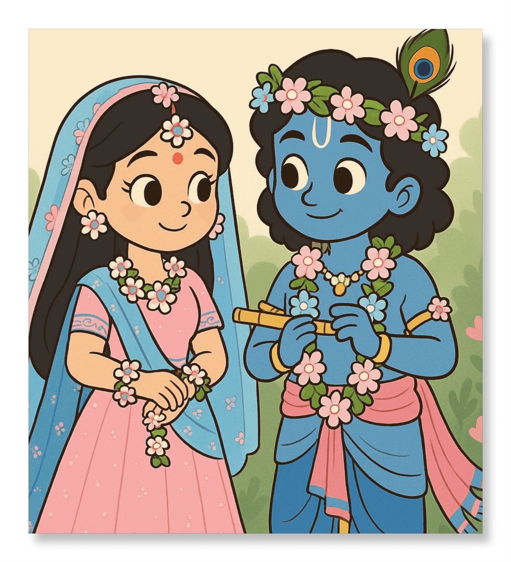 Janmashtami ka Prem Milan - Radha Krishna