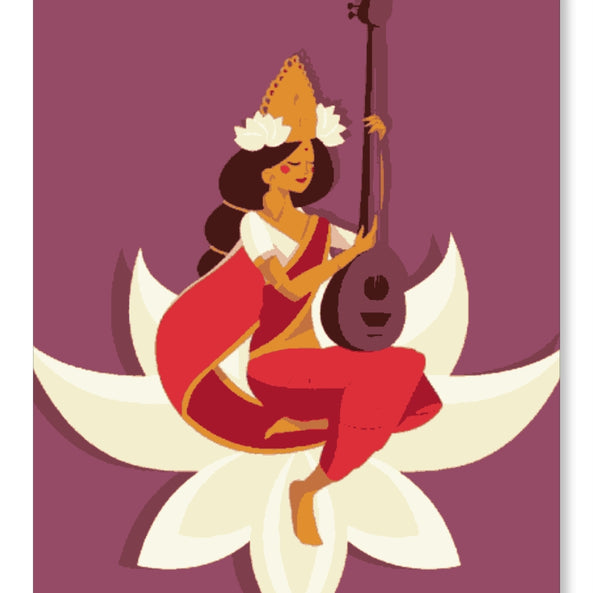 Goddess of Knowledge-Saraswati