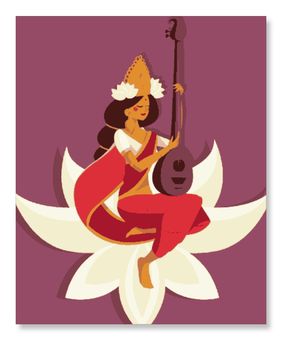 Goddess of Knowledge-Saraswati