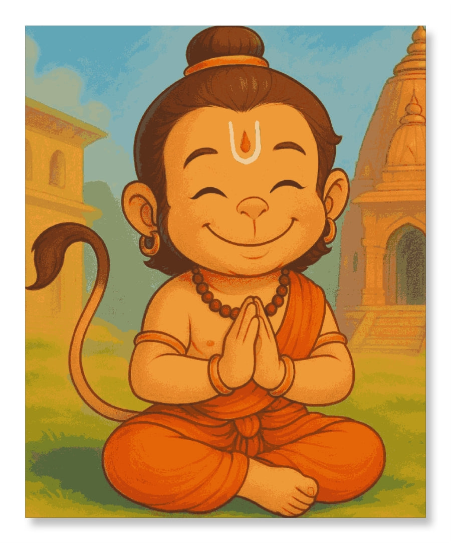 MarutiNandan Smiling - Hanumanji