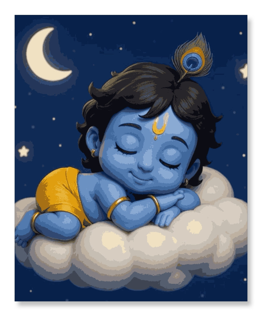 Bal Krishna  Sleeping