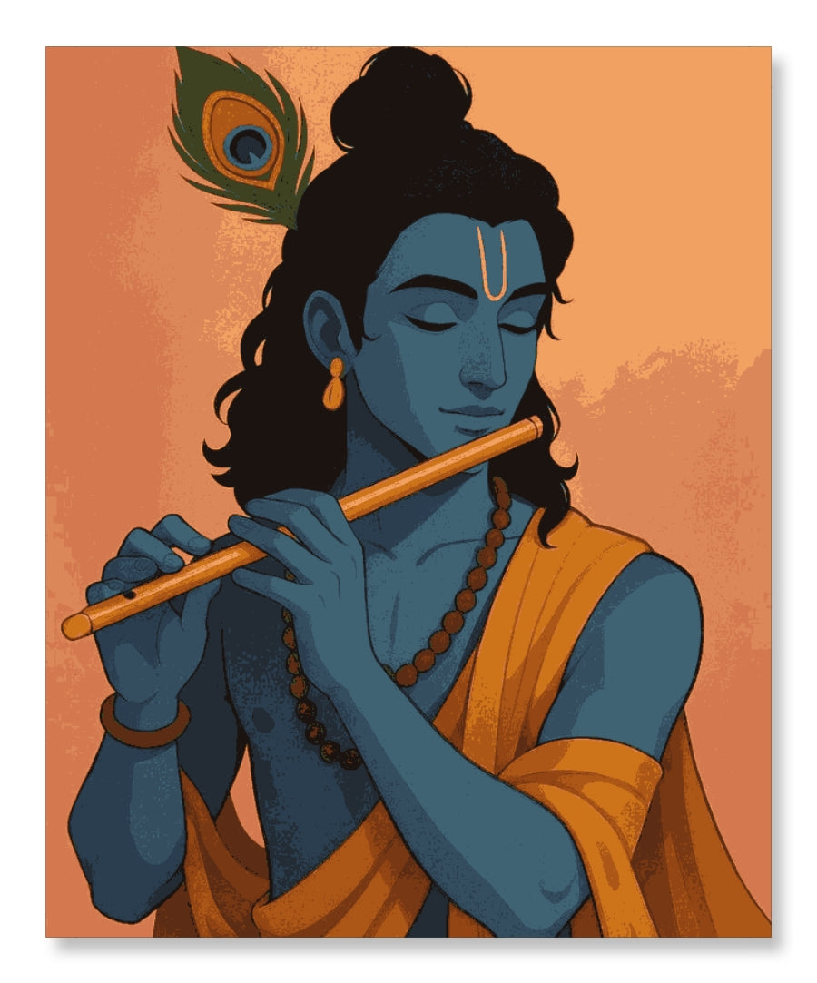 The Flute Player of Vrindavan