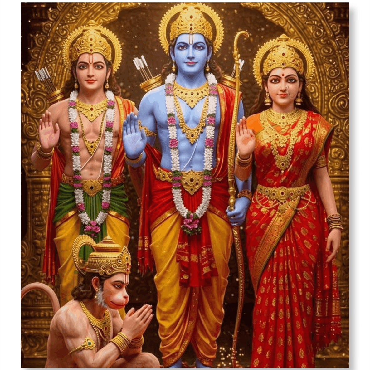 The sacred Ayodhya Darbar - Ramji