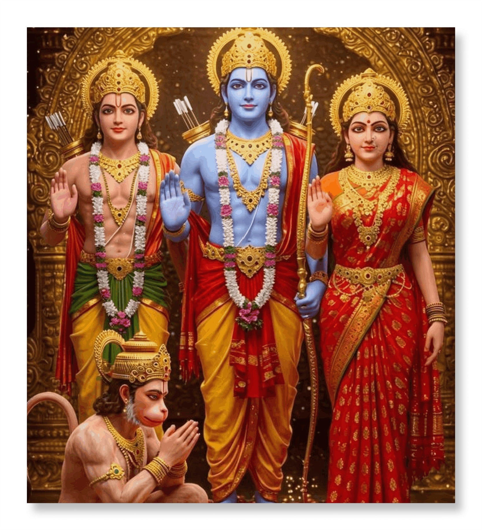 The sacred Ayodhya Darbar - Ramji