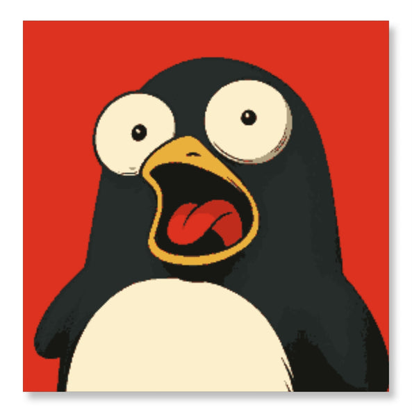 Shocked Penguin