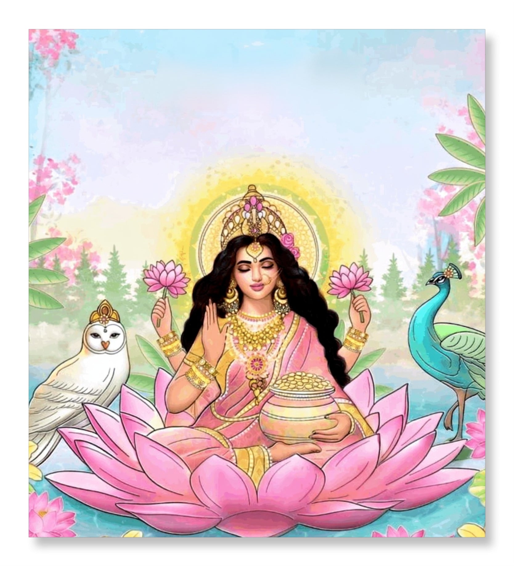 Lotus of Fortune - Lakshmi