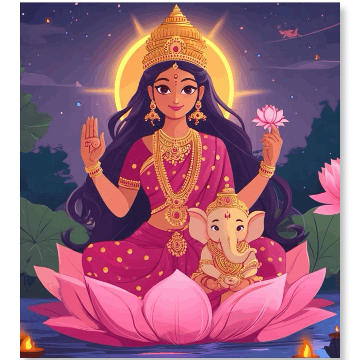 Rivers of Blessings - Lakshmi