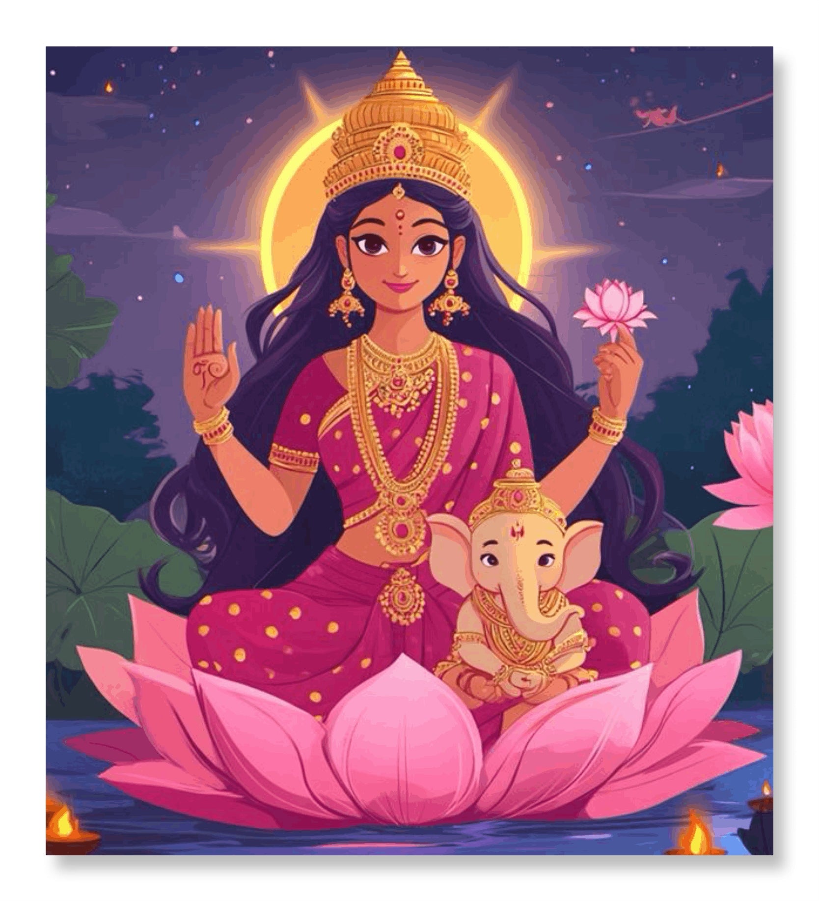 Rivers of Blessings - Lakshmi
