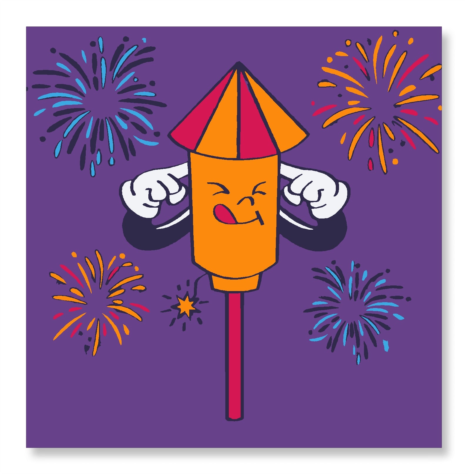 Fire Work Happy to Ignited