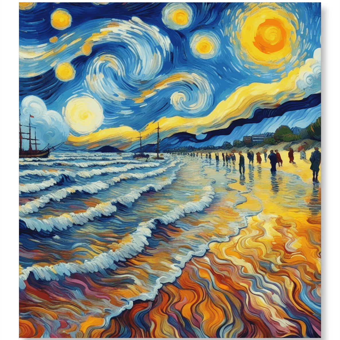 Beach Side - Van Gogh