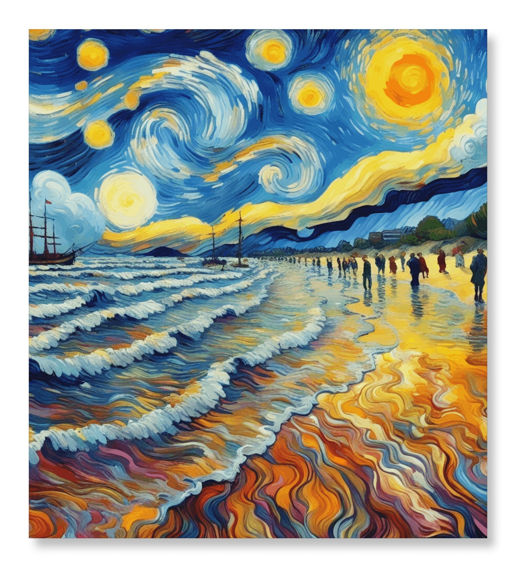 Beach Side - Van Gogh