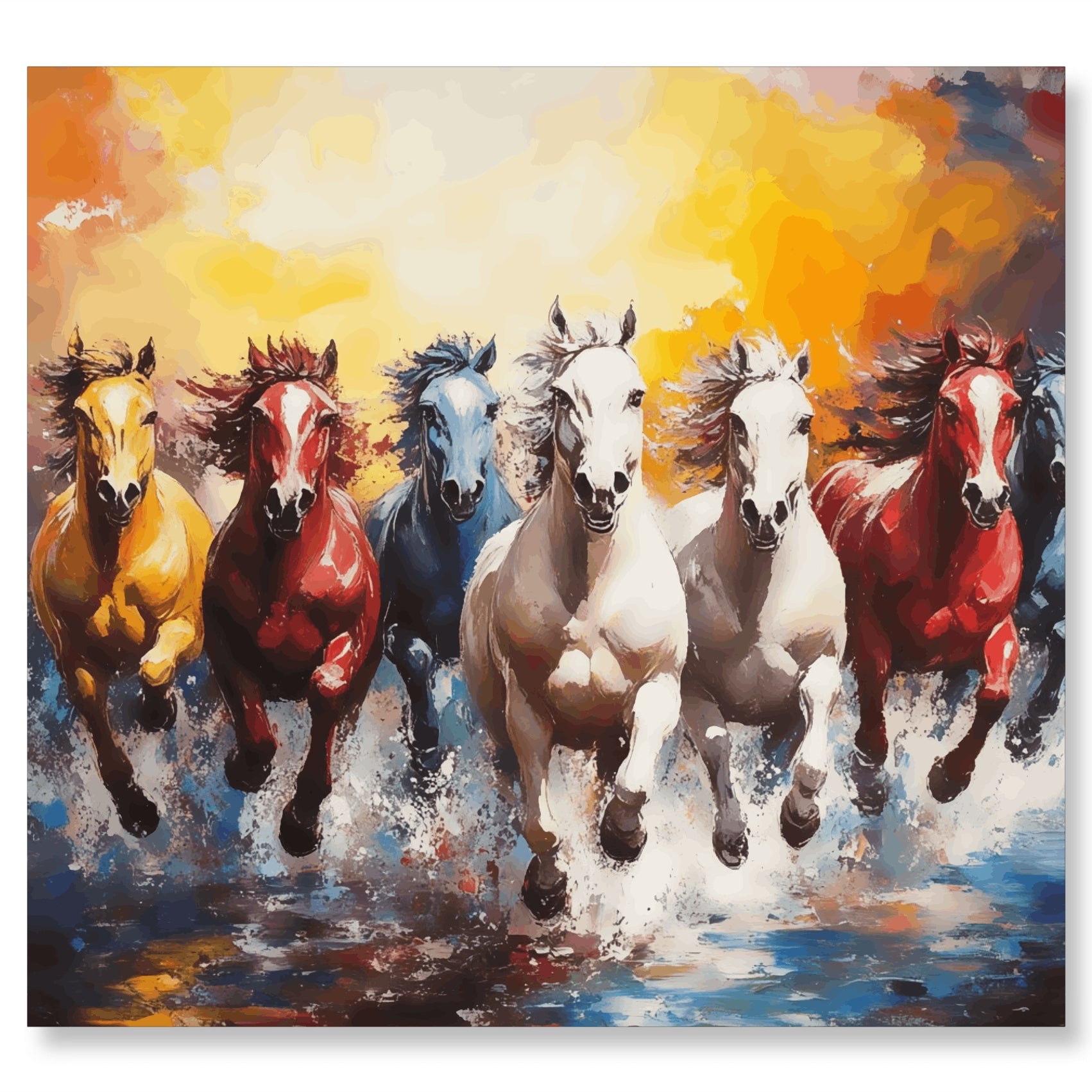 Seven Stallions of Wealth