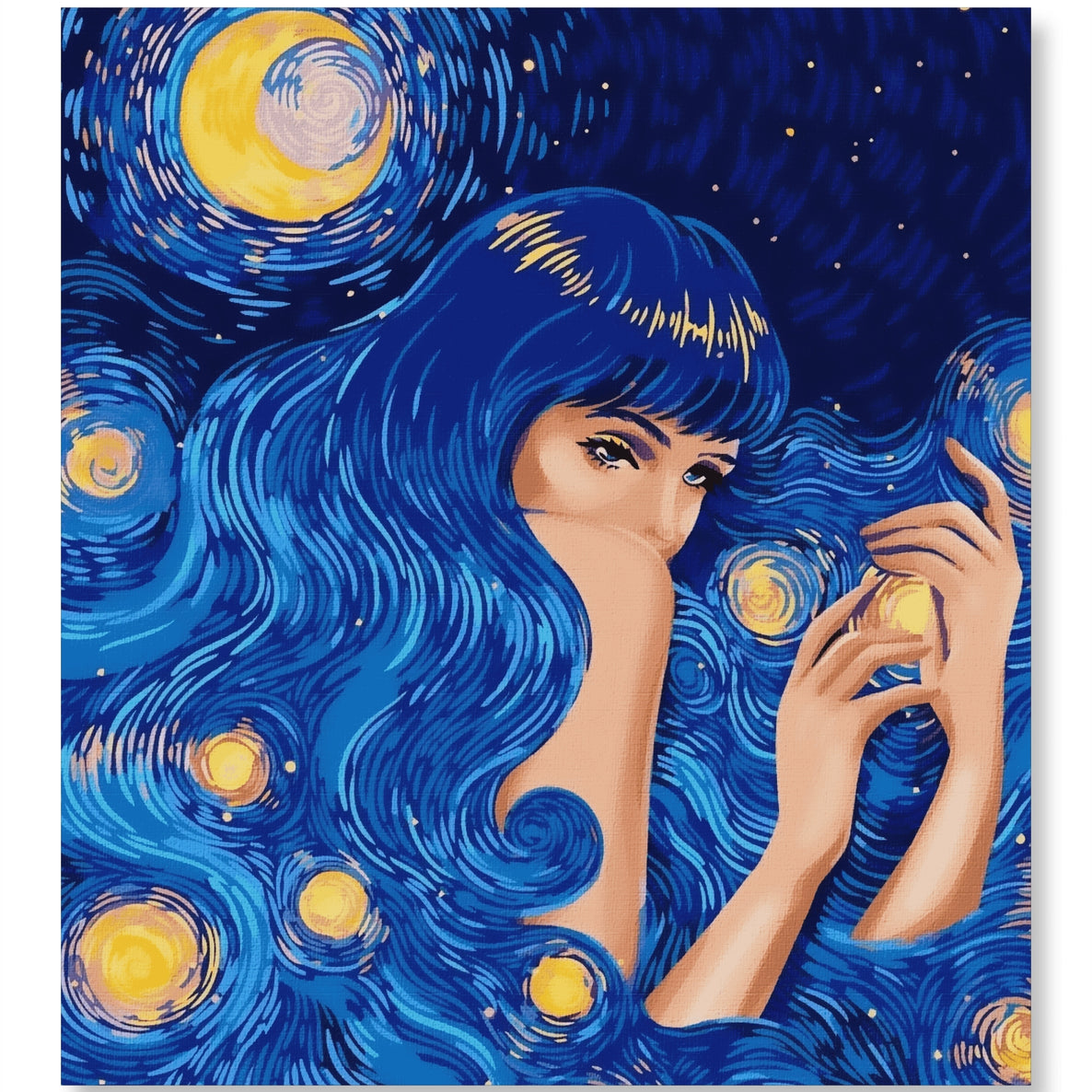 Starry Night Beauty - Katy Perry Van Gogh