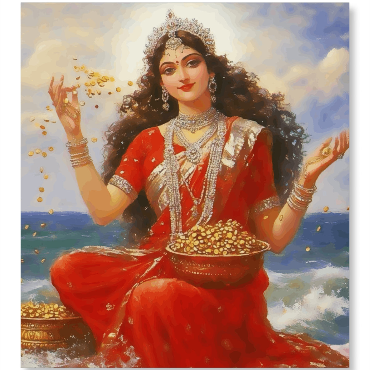 Golden Aura of Mahalakshmi