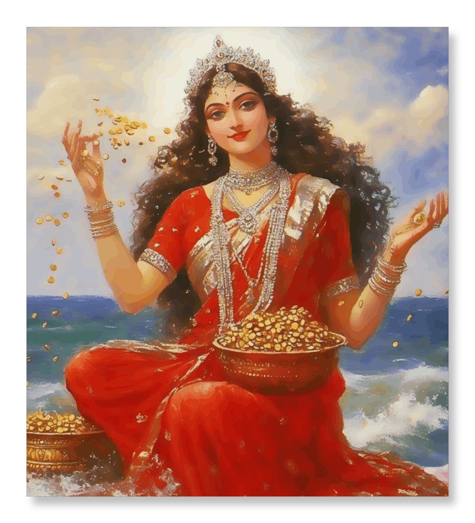 Golden Aura of Mahalakshmi