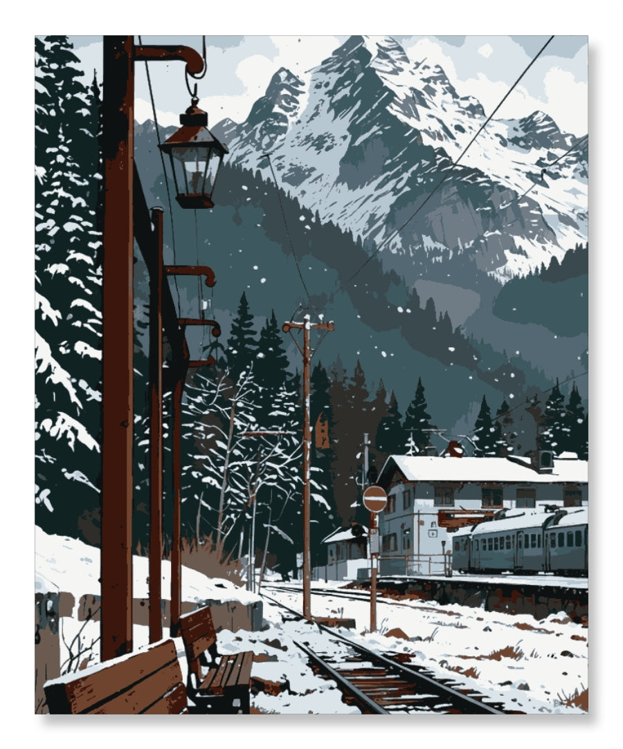 Snowy Alpine Stop - Winter Edition