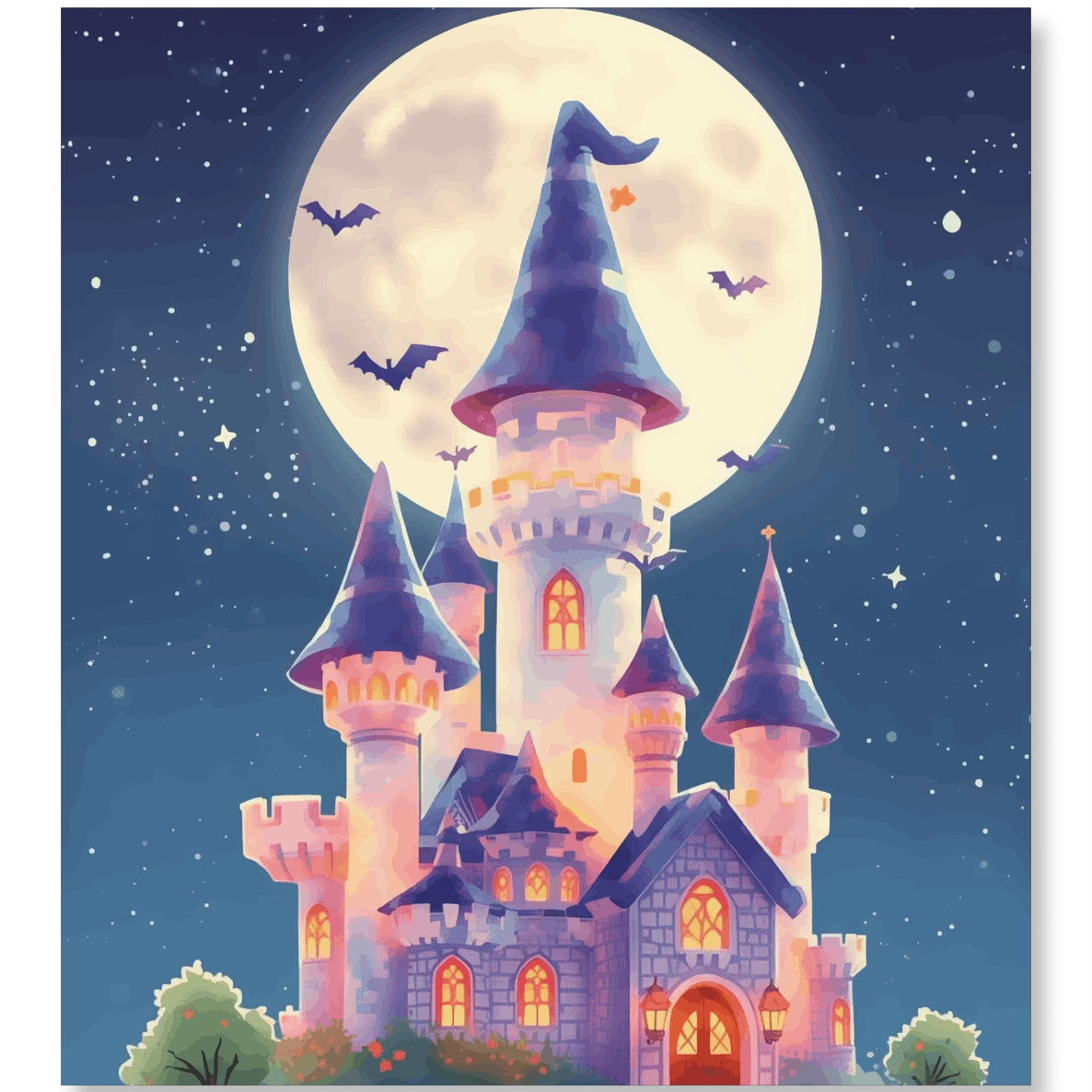 Whimisical night Fortress