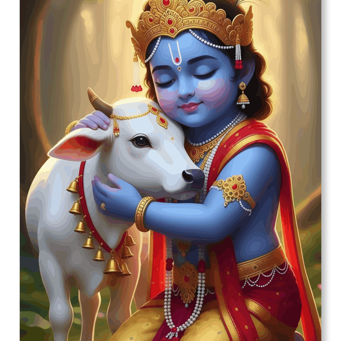 Gau Rakshak's Embrace - Krishnaji