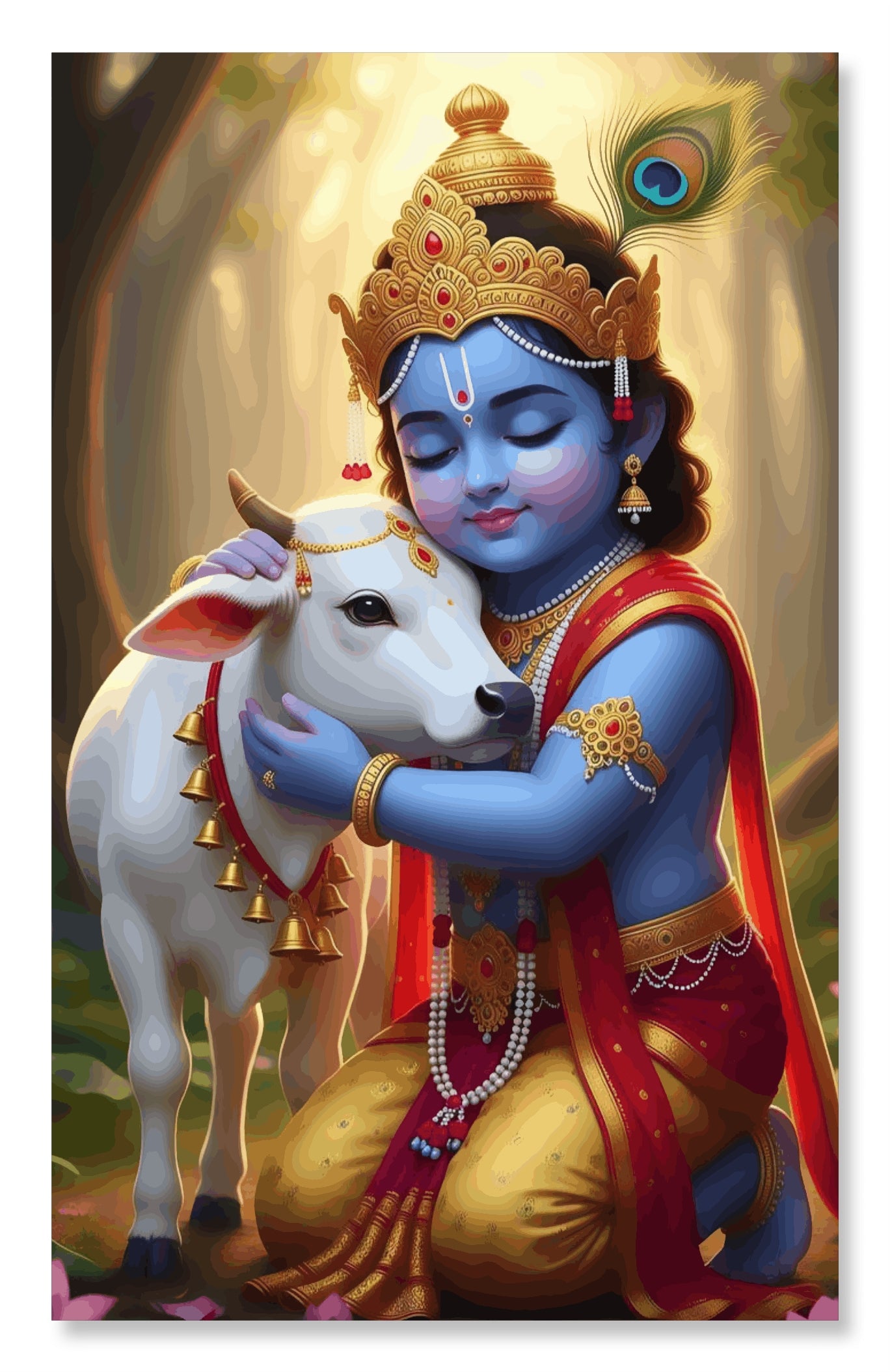 Gau Rakshak's Embrace - Krishnaji