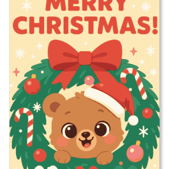 Cute Bear Christmas Greetings