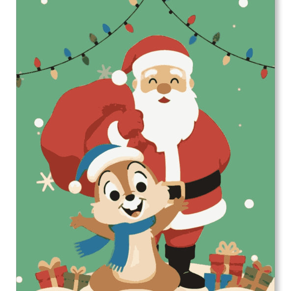 Chip & Dale on Snow Filled