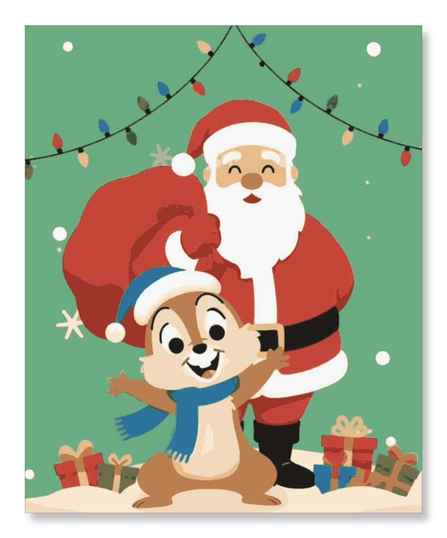 Chip & Dale on Snow Filled