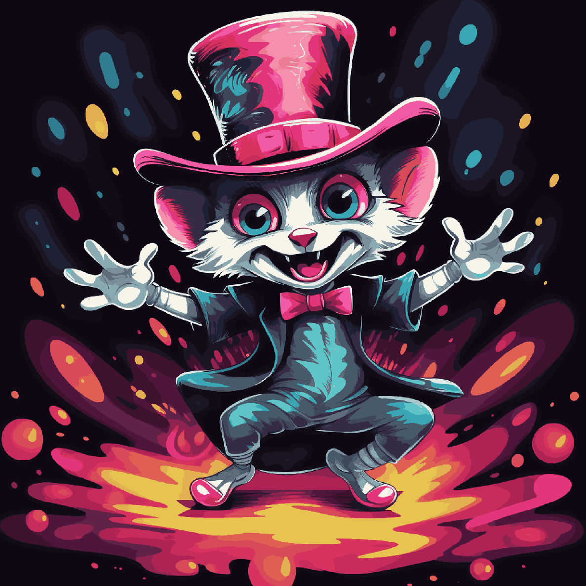Magician Cat
