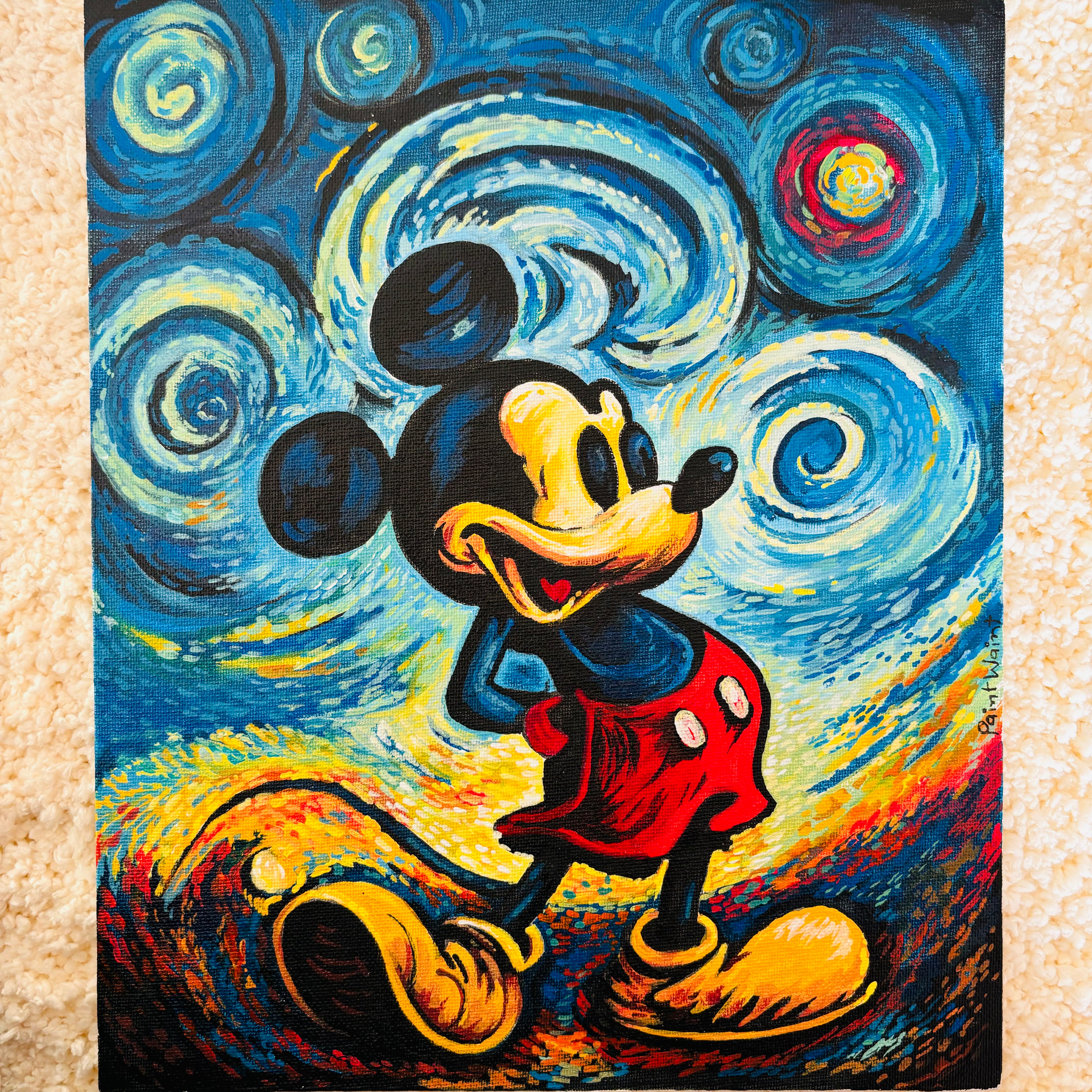 Mickey Van Gogh Style- Tutorial