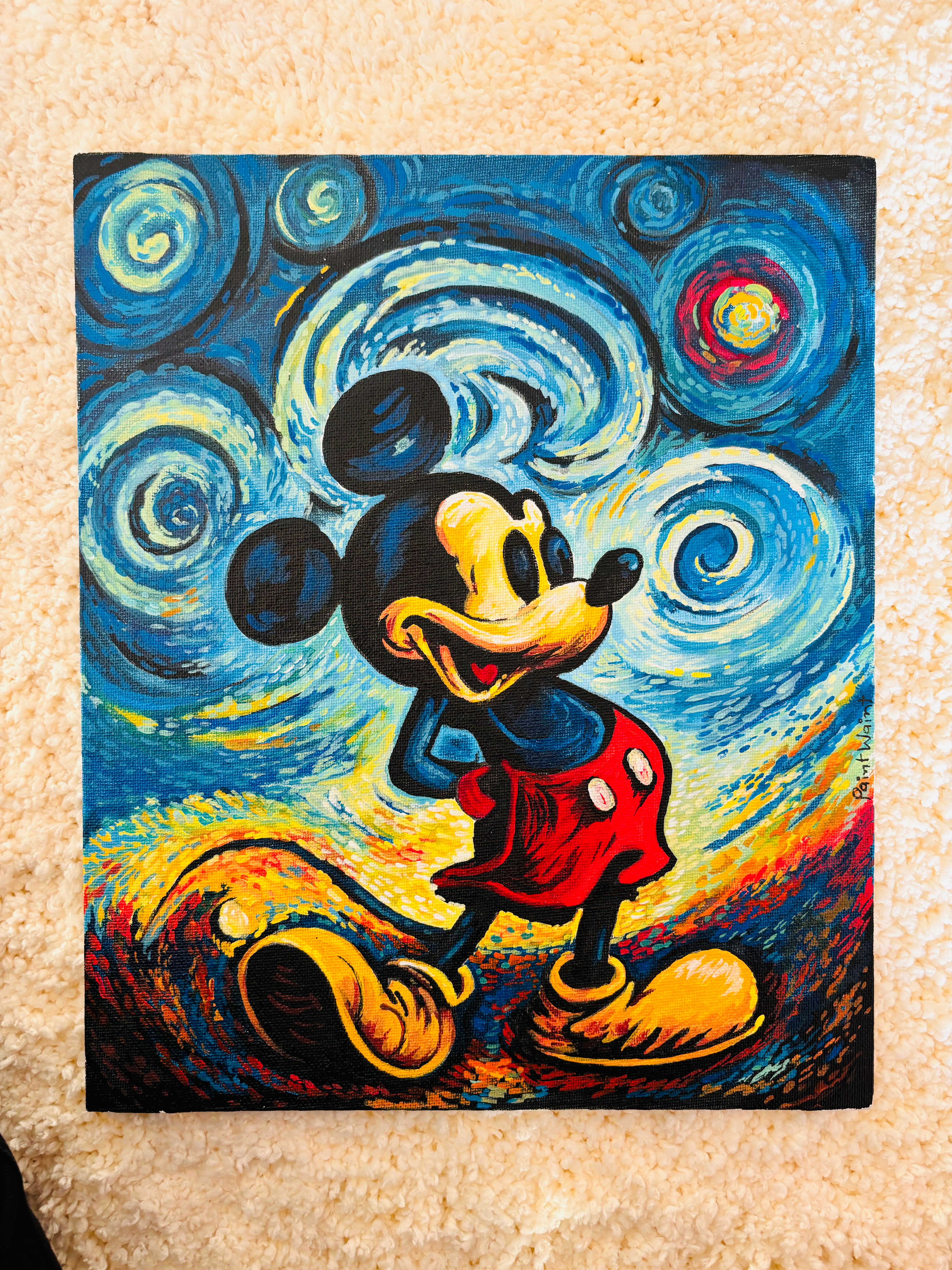Mickey Van Gogh Style- Tutorial