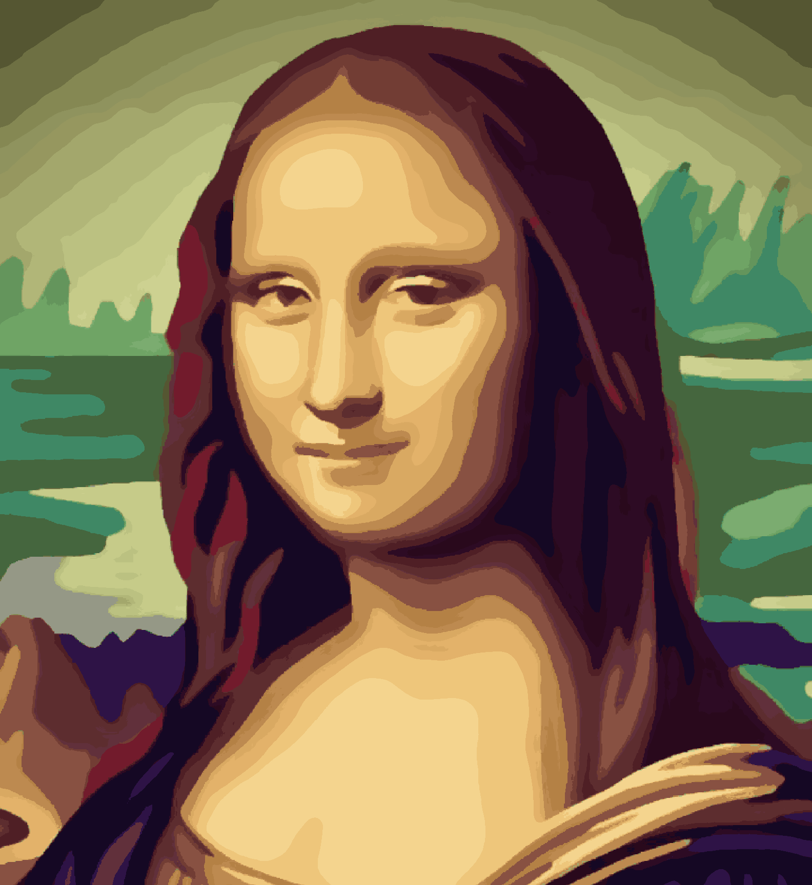 Monalisa by Leonardo da Vinci