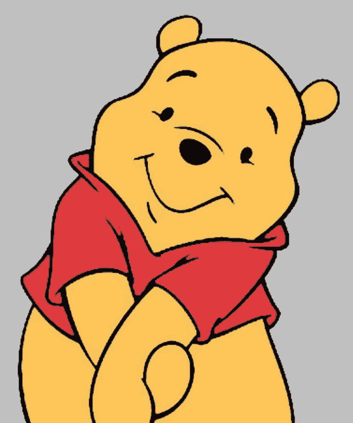 The Pooh Blushing