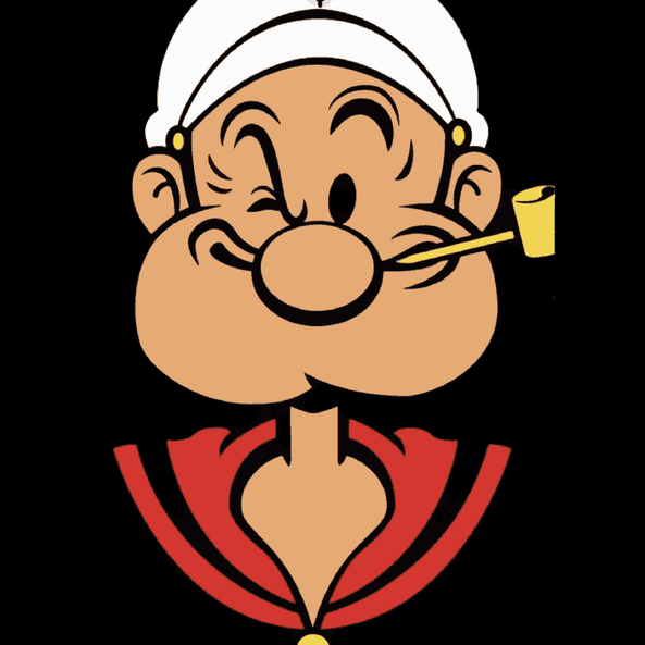 Popeye close-up