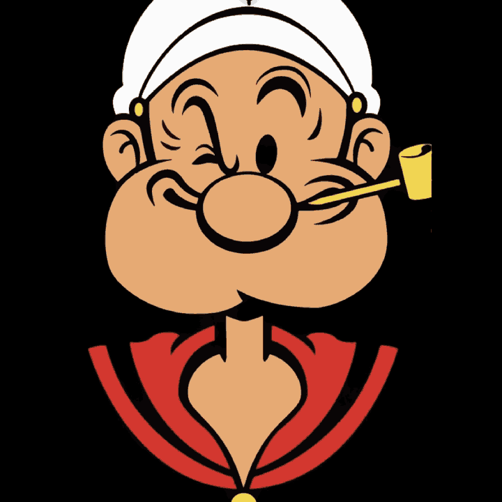 Popeye close-up