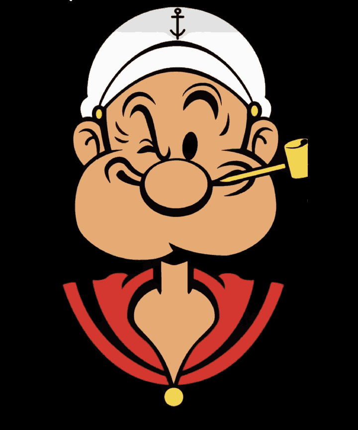Popeye close-up